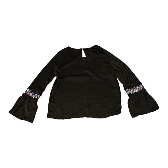 Luna Project XSP Long Sleeve Black Blouse - Picture 1 of 8